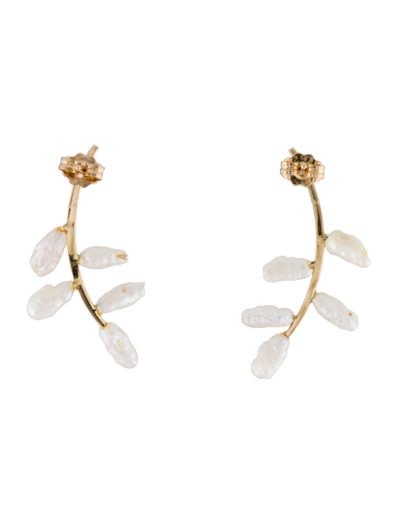 Earrings 14K Pearl Drop Earrings